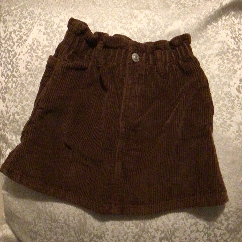 Zara Kids Stretch Corduroy Skirt, Size 6